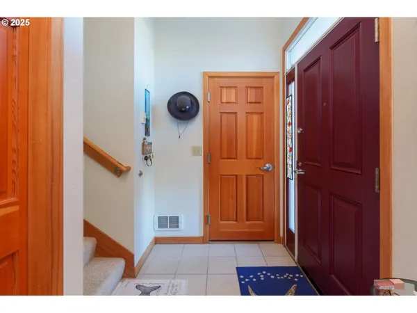 a view of an entryway door
