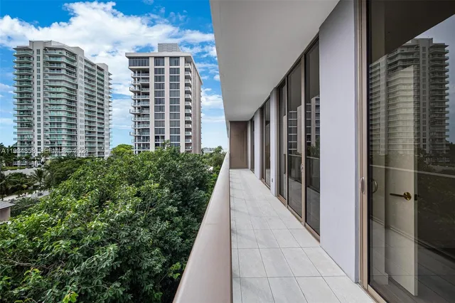 a view of balcony with natural light
