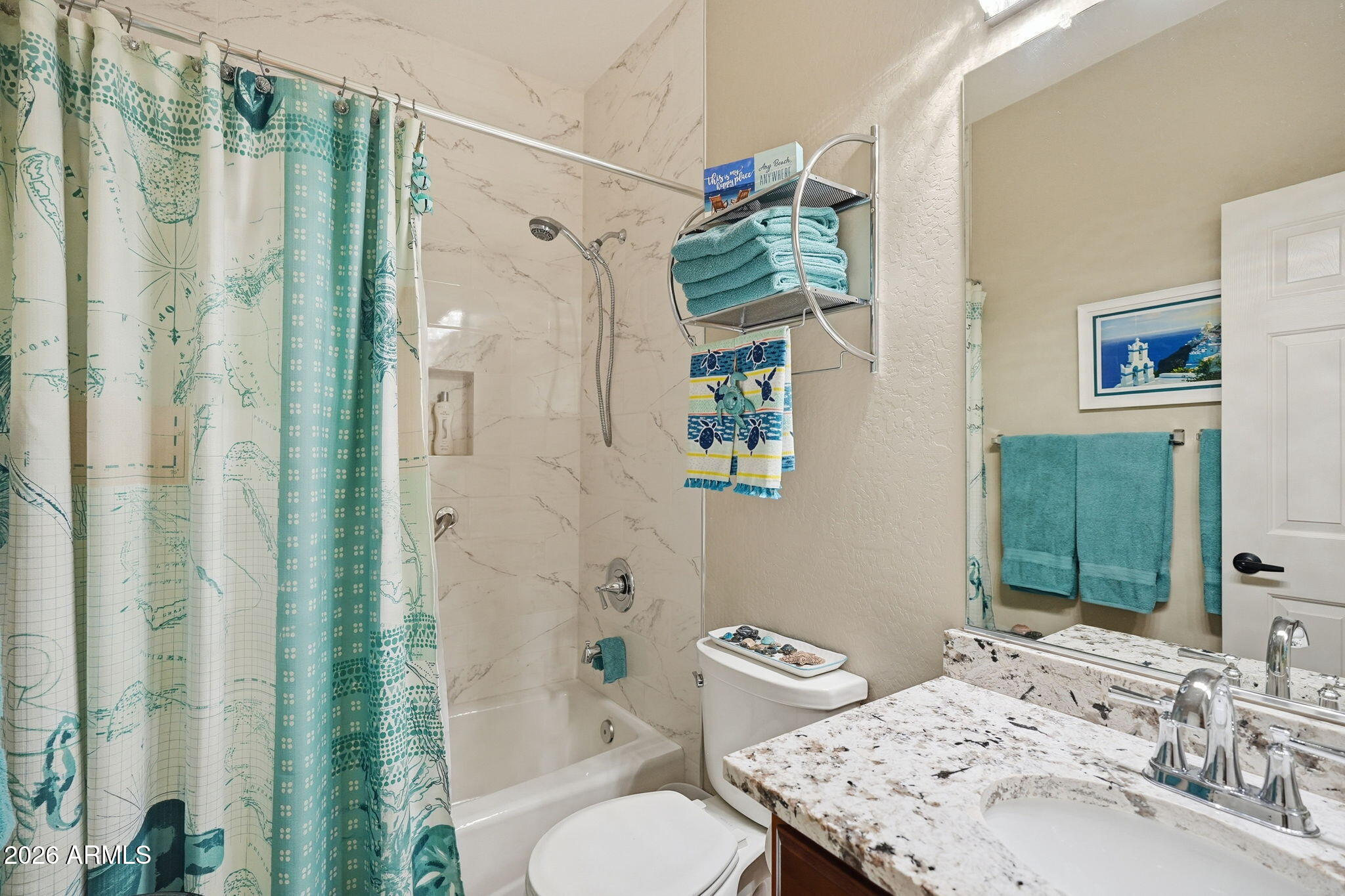 2101 South Meridian Road, Unit 164 Apache Junction, AZ 85120 - Photo 14 of 29 a bathroom with a sink toilet and shower