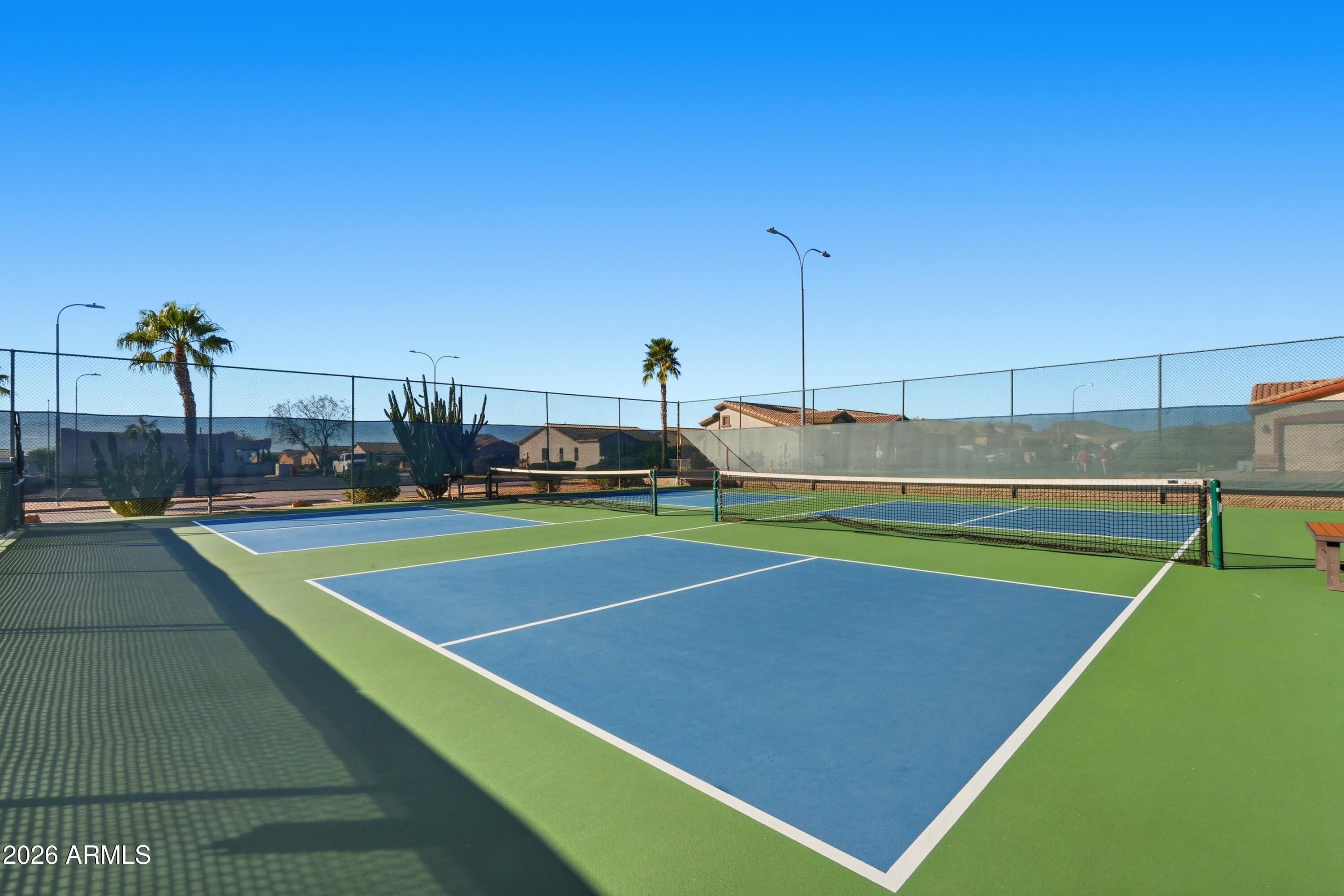 2101 South Meridian Road, Unit 164 Apache Junction, AZ 85120 - Photo 28 of 29 a view of a tennis court