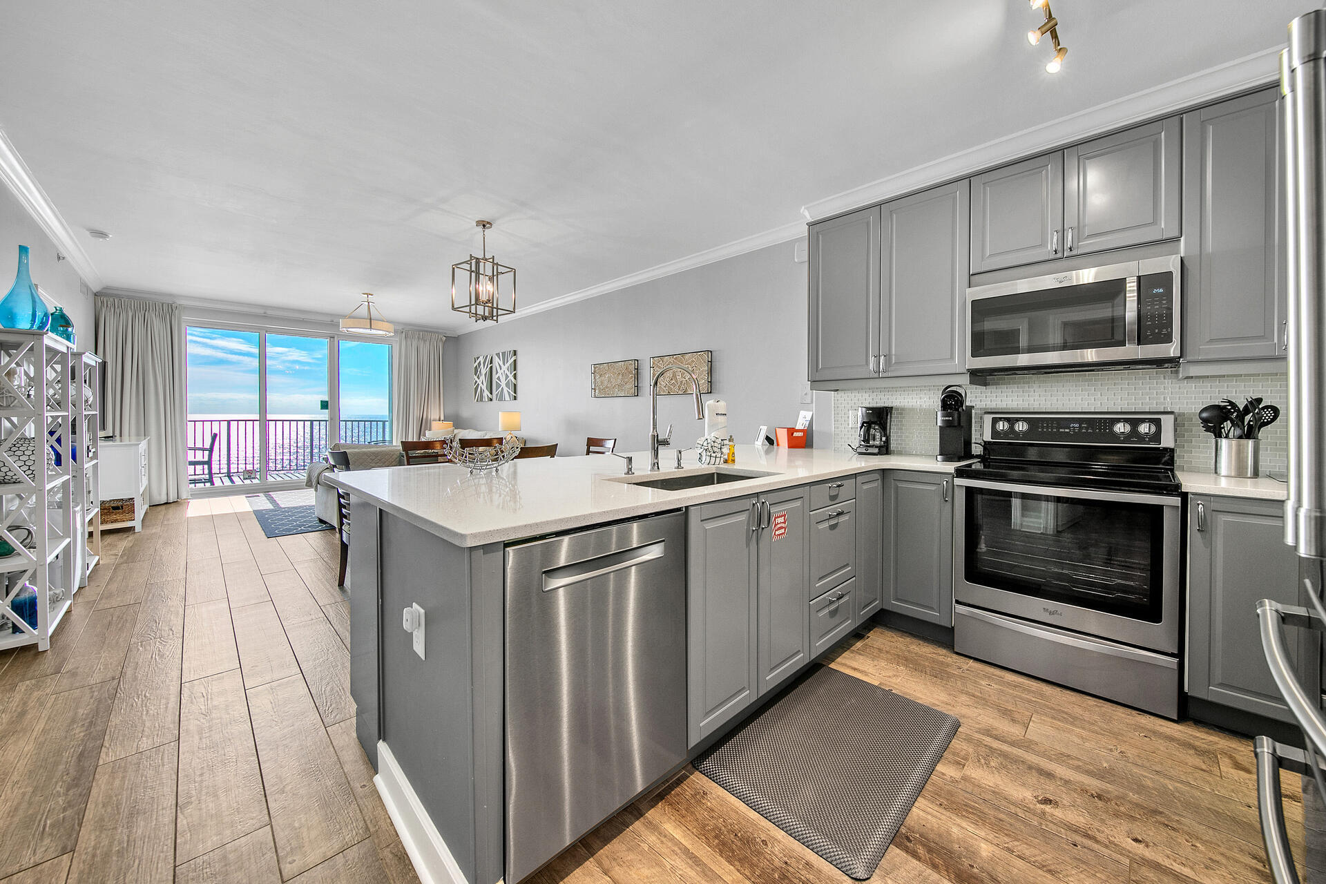 10519 Front Beach Road, Unit 1802B Panama City Beach, FL 32408 - Photo 5 of 32 Kitchen