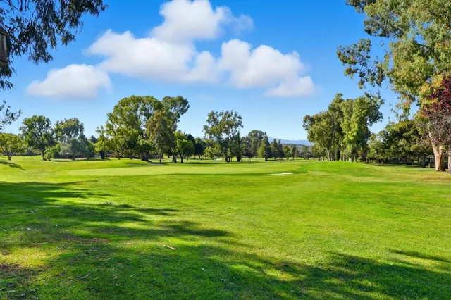 a view of a golf course