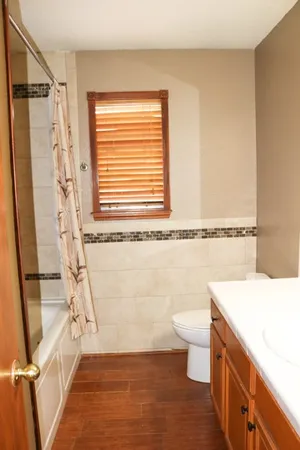 a bathroom with a sink a toilet and a bathtub