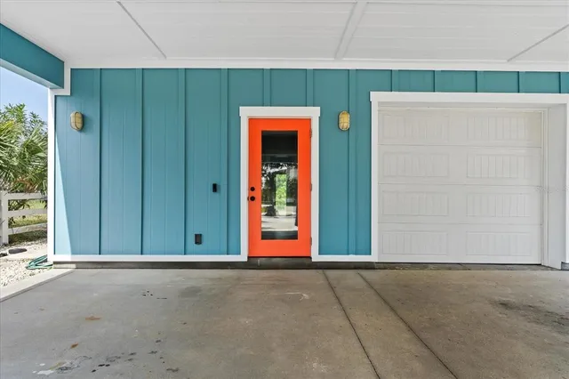 an aerial view of city and lake