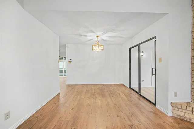 wooden floor in an empty room