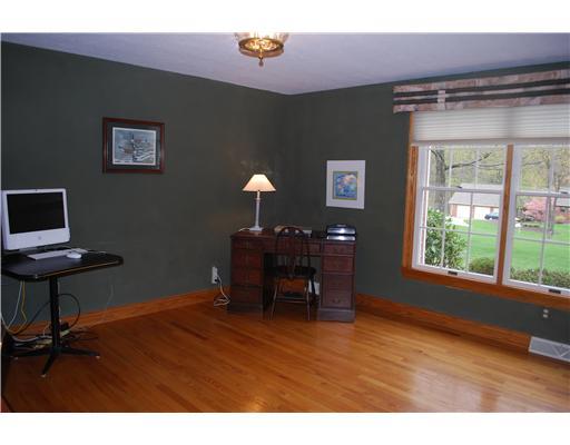 Studio/Study/Office. The den/office is located off of the living room and kitchen.