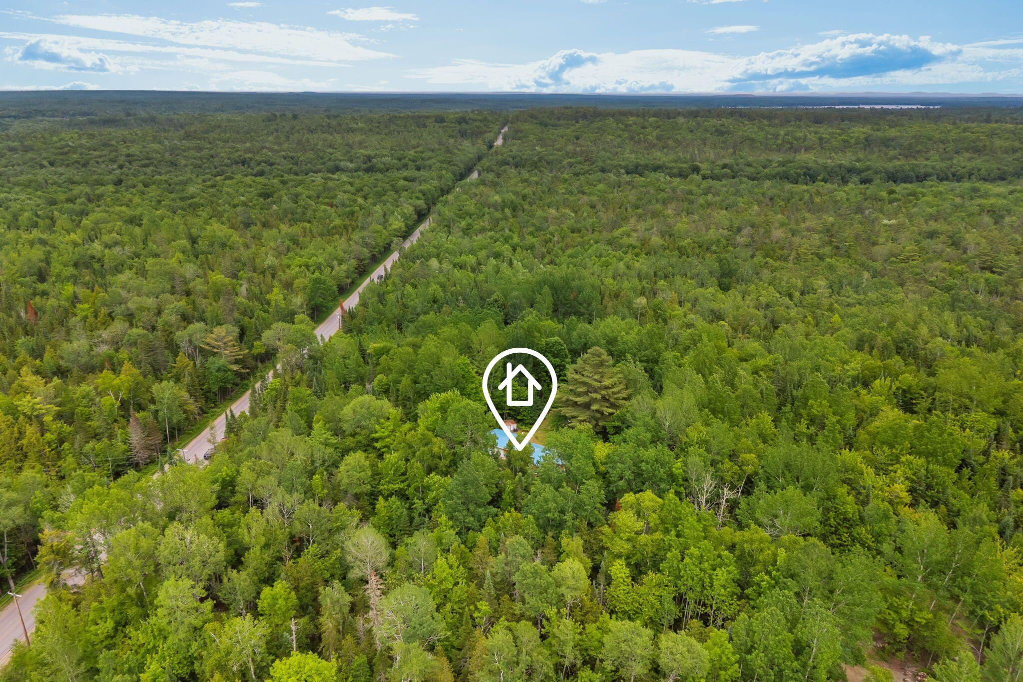 254 Hudson Hill Road Hudson, ME 04449 - Photo 31 of 33 Aerial View/ Hudson Hill Road