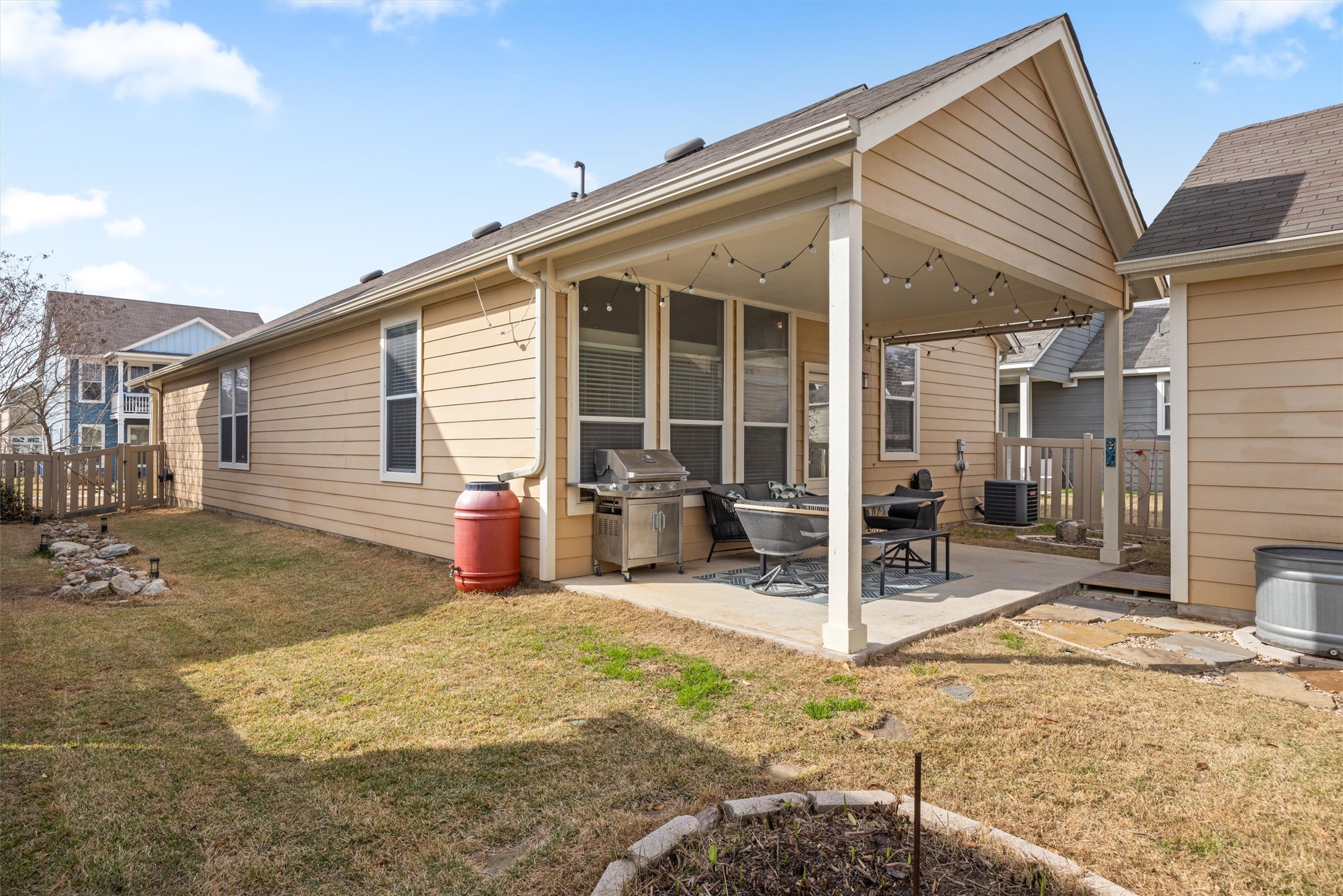 1117 Nevarez Kyle, TX 78640 - Photo 29 of 32 a view of a house with yard and sitting area