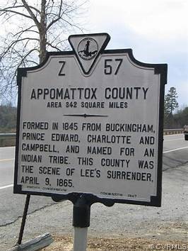 8382 Old Courthouse Road Appomattox, VA 24522 - Photo 4 of 5 a sign on the side of a building