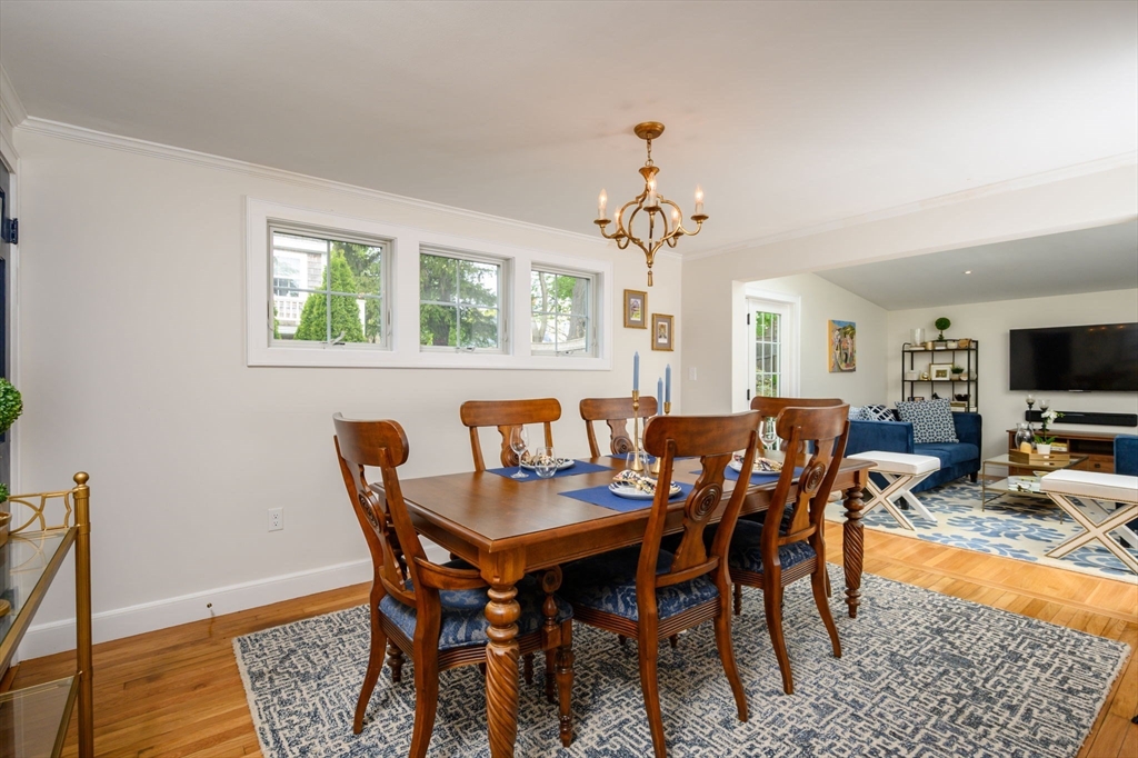 21 Rice Road Hingham, MA 02043 - Photo 10 of 40 a view of a dining room with furniture