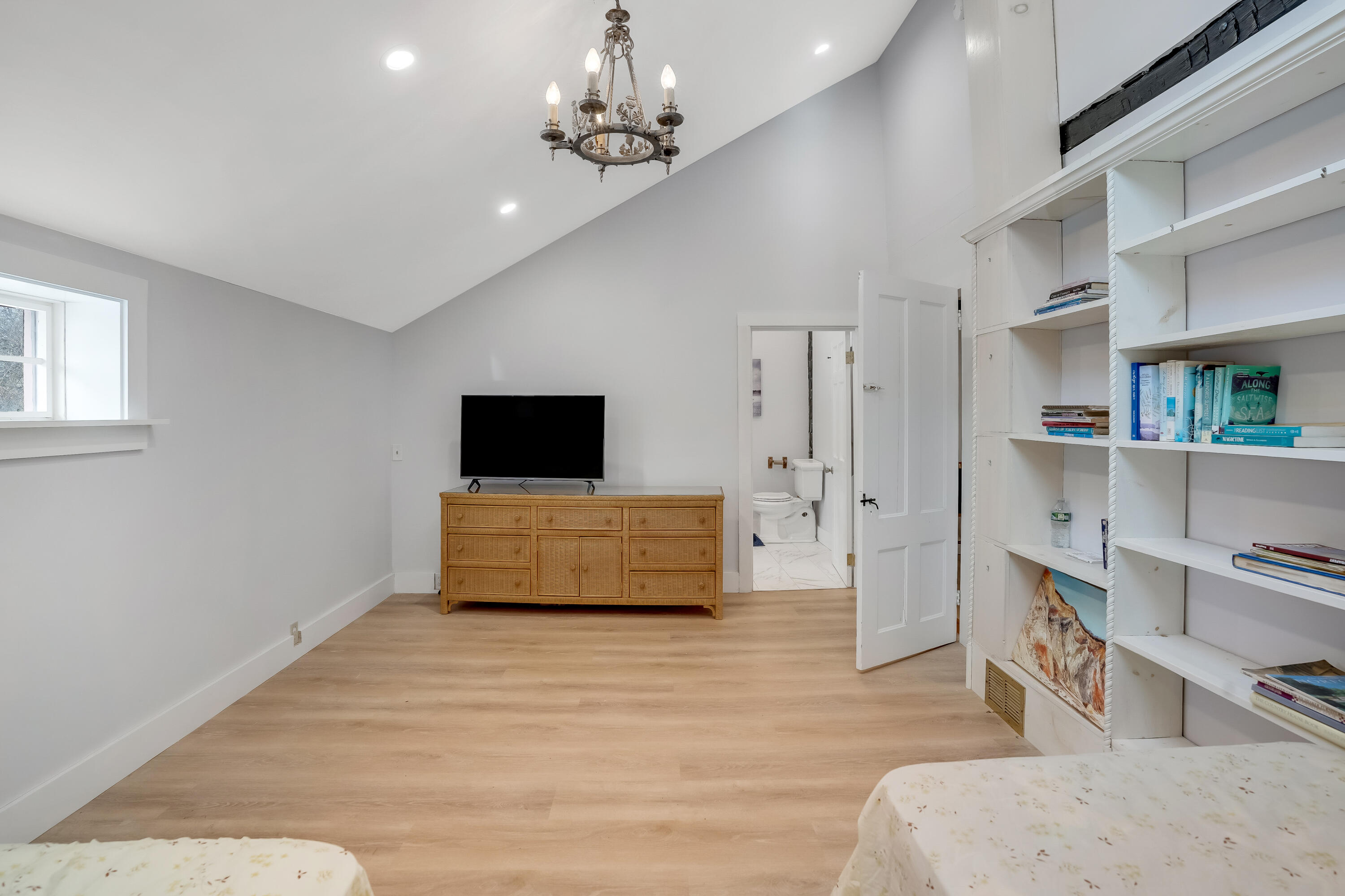 32 Norton Orchard Road Edgartown, MA 02539 - Photo 15 of 26 a living room with furniture and a flat screen tv