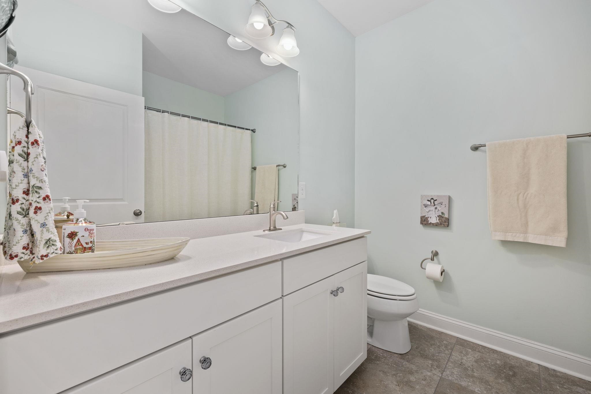 1704 Edgewood Drive Myrtle Beach, SC 29577 - Photo 24 of 40 Full bath with a shower with shower curtain and double vanity