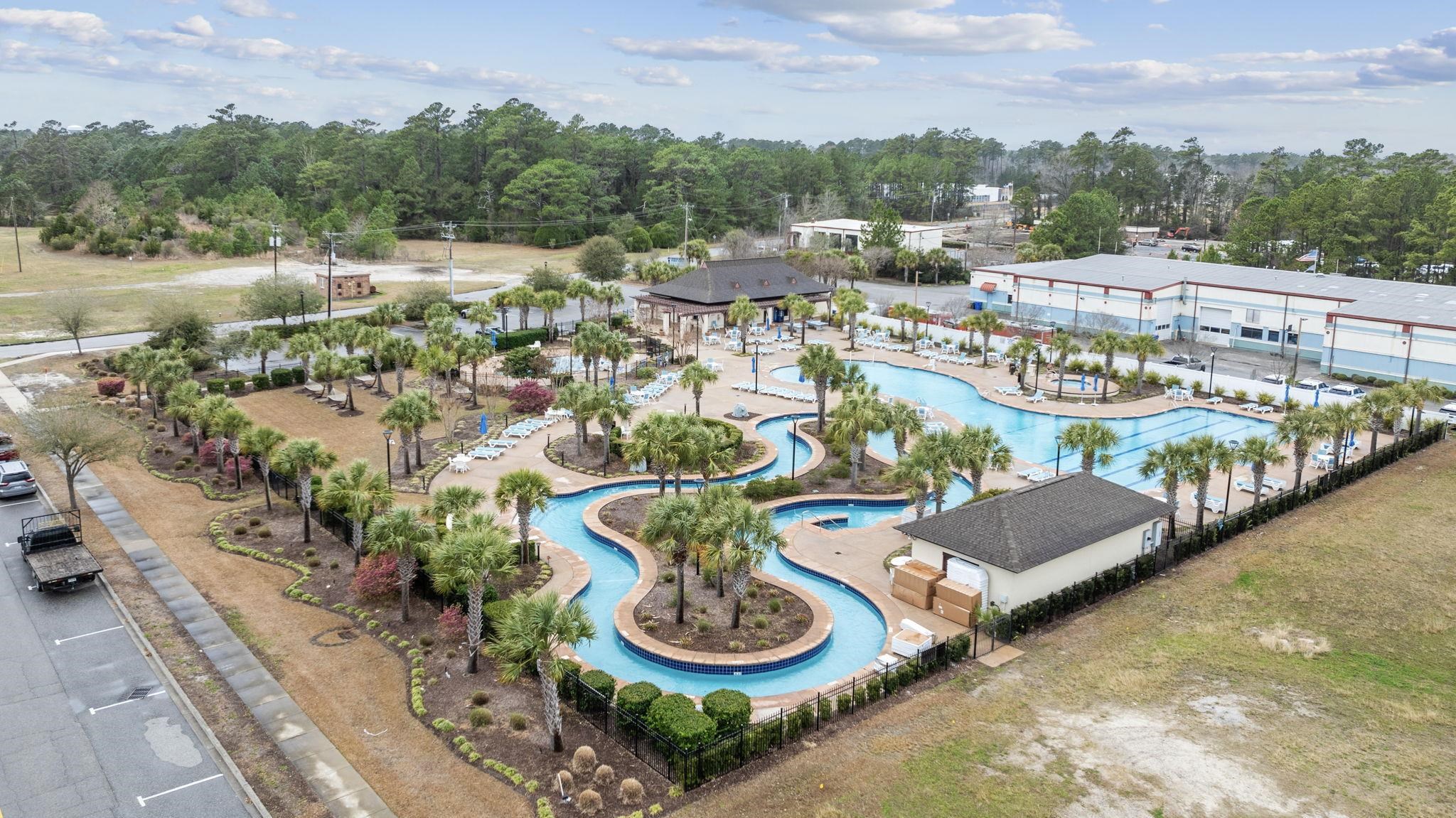 1704 Edgewood Drive Myrtle Beach, SC 29577 - Photo 34 of 40 Aerial view of a pool