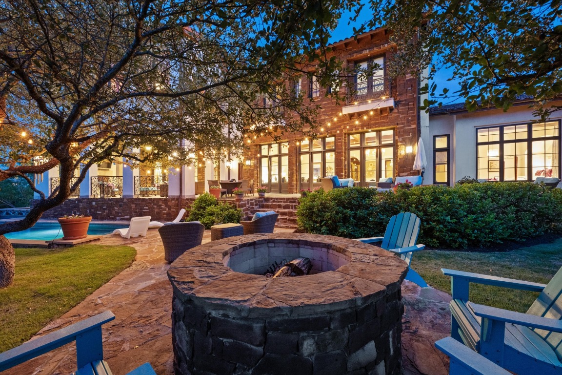 12724 Little Blue Austin, TX 78738 - Photo 6 of 40 a view of a house with swimming pool and sitting area