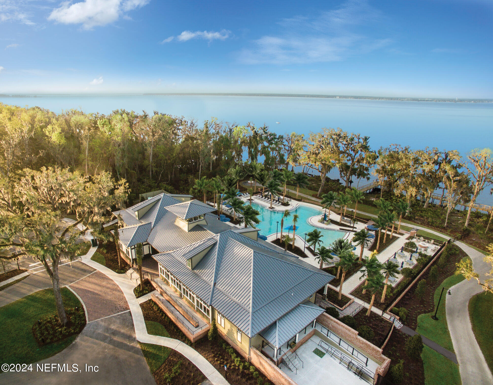 246 Rambling Water Run St. Johns, FL 32259 - Photo 68 of 78 Riverclub Pool Aerial