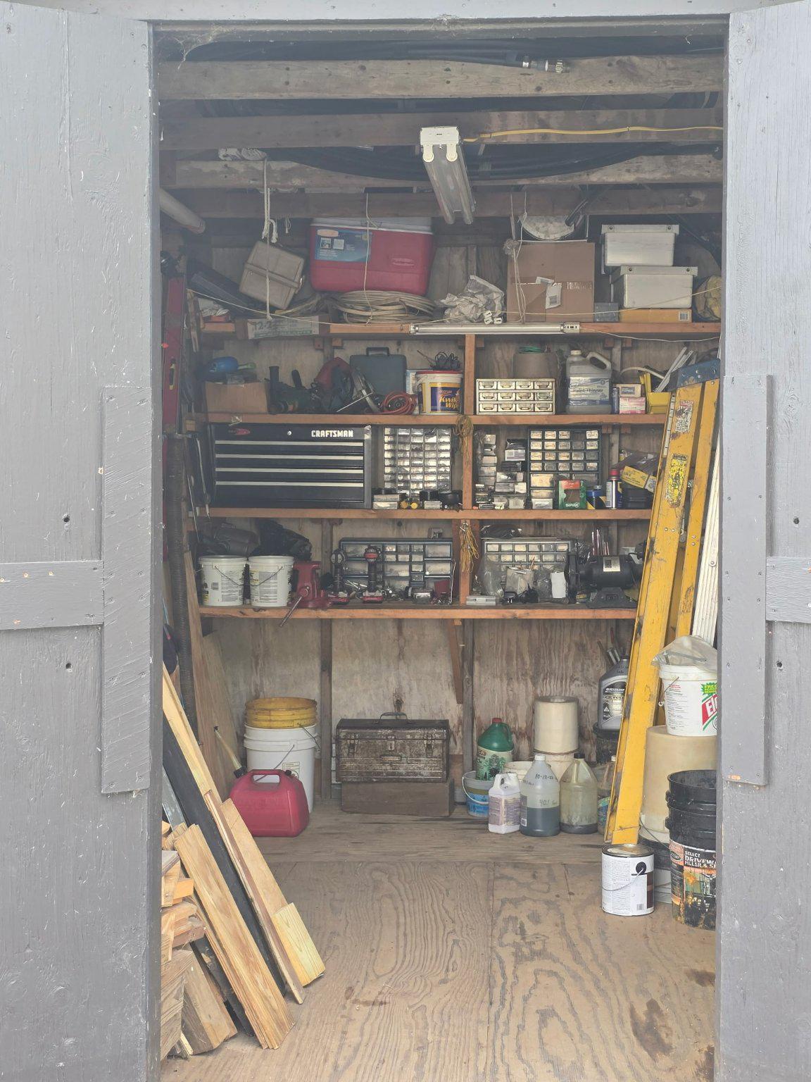 700 Paul Stahl Road Mount Storm, WV 26739 - Photo 22 of 31 Built in shelving in building.