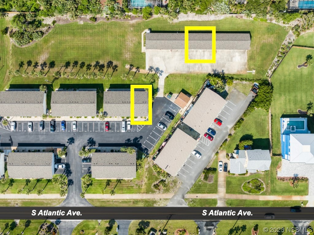 4790 South Atlantic Avenue, Unit F601 Ponce Inlet, FL 32127 - Photo 5 of 37 an aerial view of a house with a ocean view