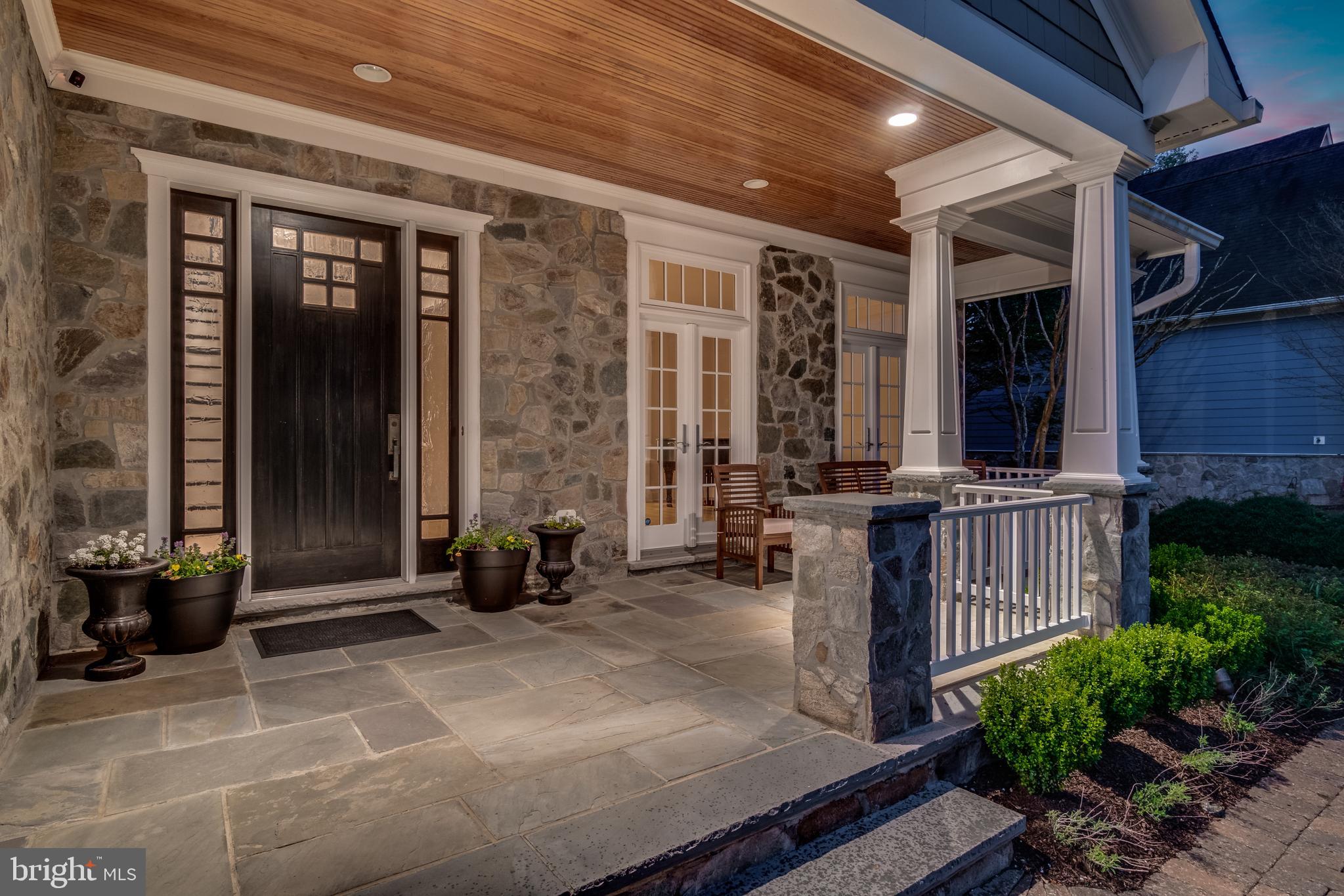 1458 Waggaman Circle McLean, VA 22101 - Photo 2 of 69 Inviting Front Porch at Dusk