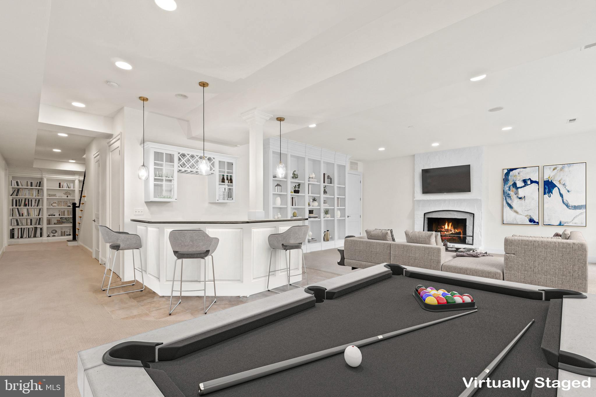 1458 Waggaman Circle McLean, VA 22101 - Photo 36 of 69 Lower Level - Game Room