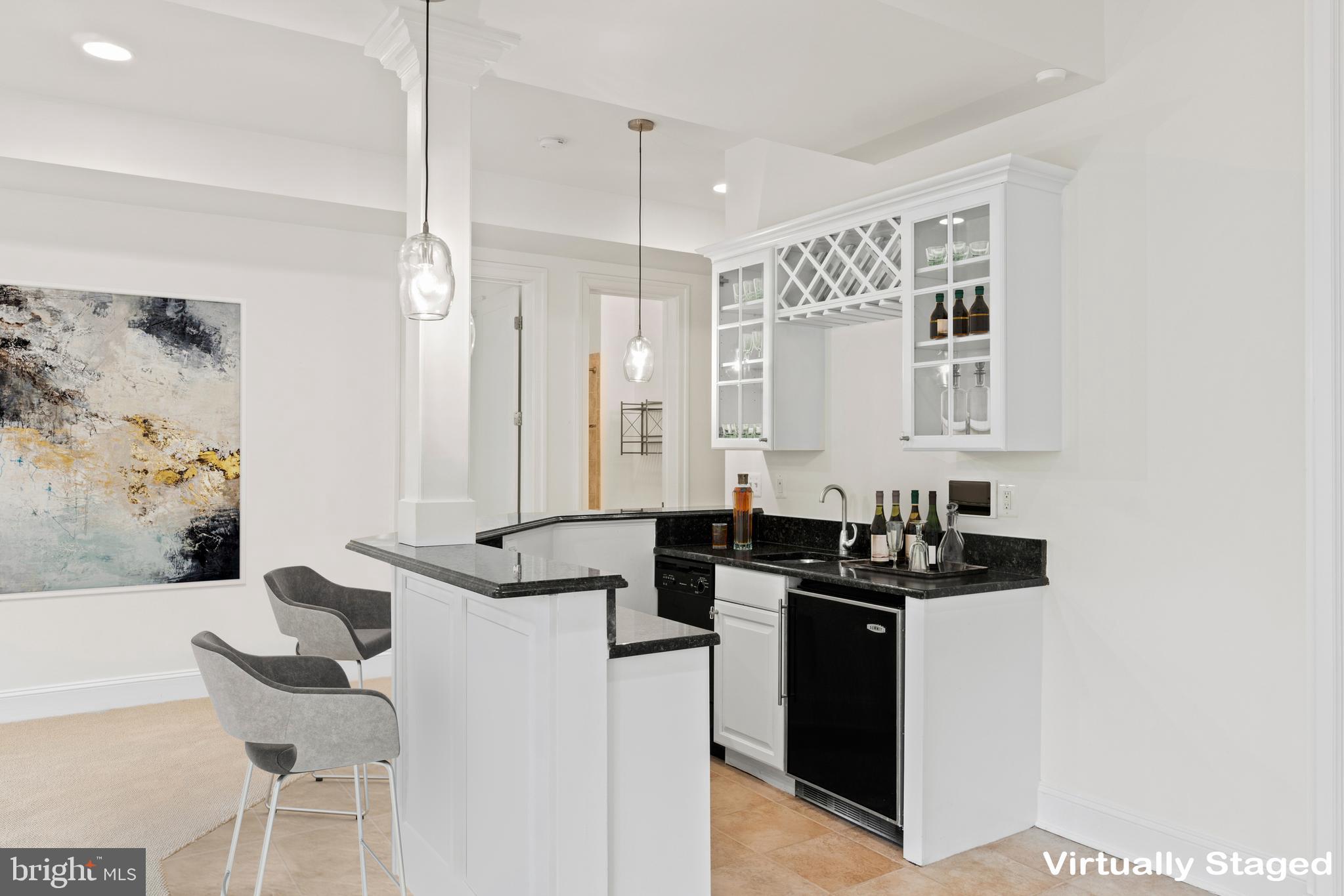 1458 Waggaman Circle McLean, VA 22101 - Photo 37 of 69 Lower Level - Bar