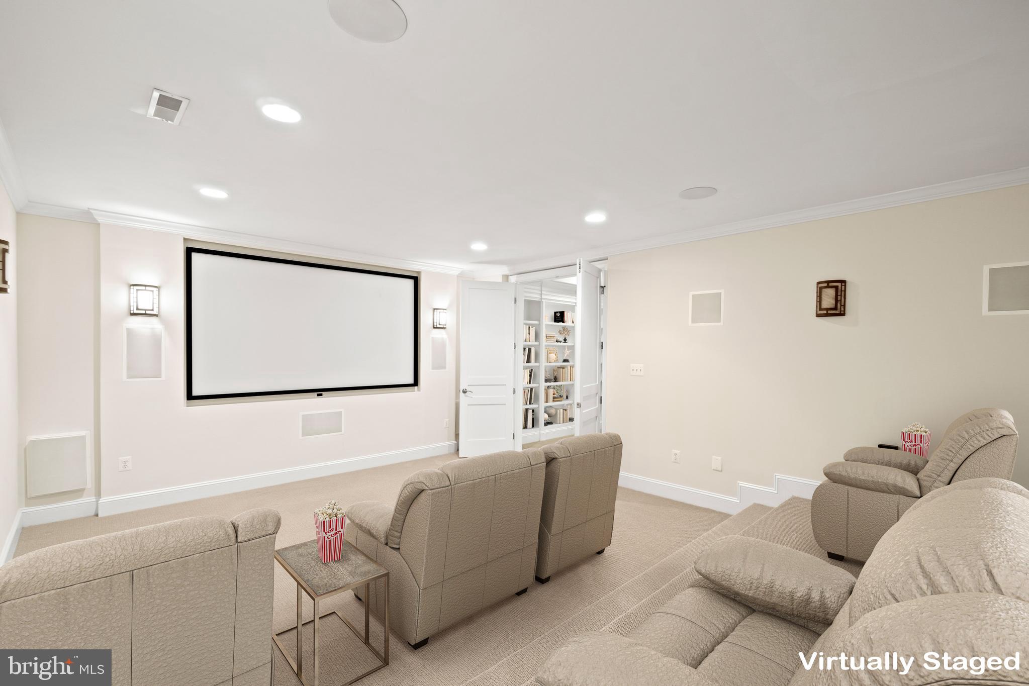 1458 Waggaman Circle McLean, VA 22101 - Photo 38 of 69 Lower Level - Media Room