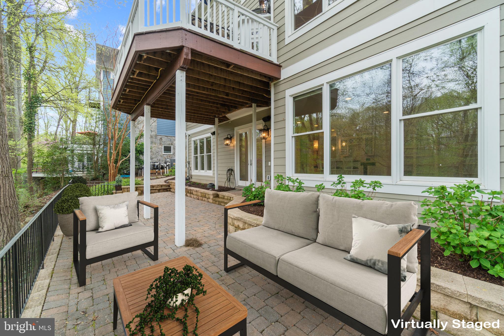 1458 Waggaman Circle McLean, VA 22101 - Photo 46 of 69 Lower Level - Outdoor Brick Terrace