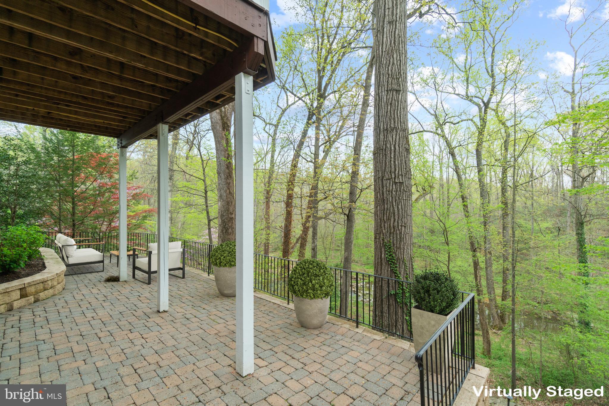 1458 Waggaman Circle McLean, VA 22101 - Photo 47 of 69 Lower Level - Outdoor Brick Terrace