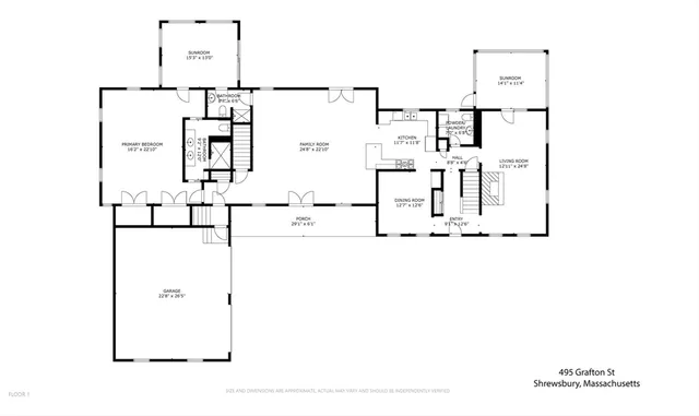 $1,049,900 | 495 Grafton Street, Shrewsbury, MA 01545
