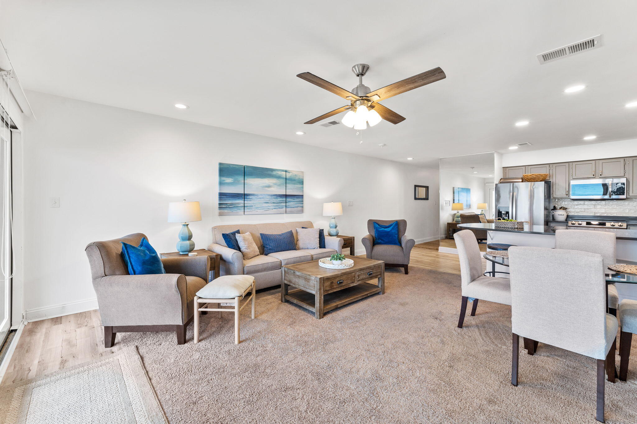 214 Blue Mountain Road, Unit 114 Santa Rosa Beach, FL 32459 - Photo 6 of 39 a living room with furniture and a window