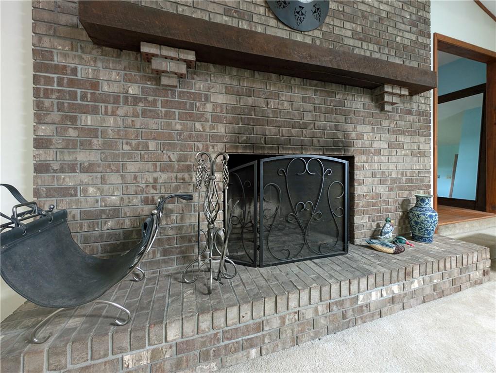 124 Zeigler Road Rochester, PA 15074 - Photo 8 of 29 Great room full height fireplace