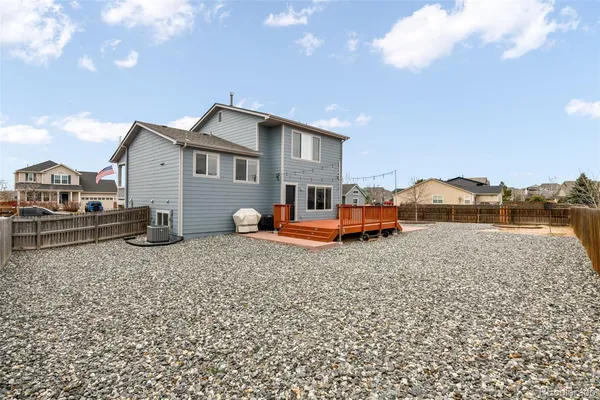 a house view with a backyard space