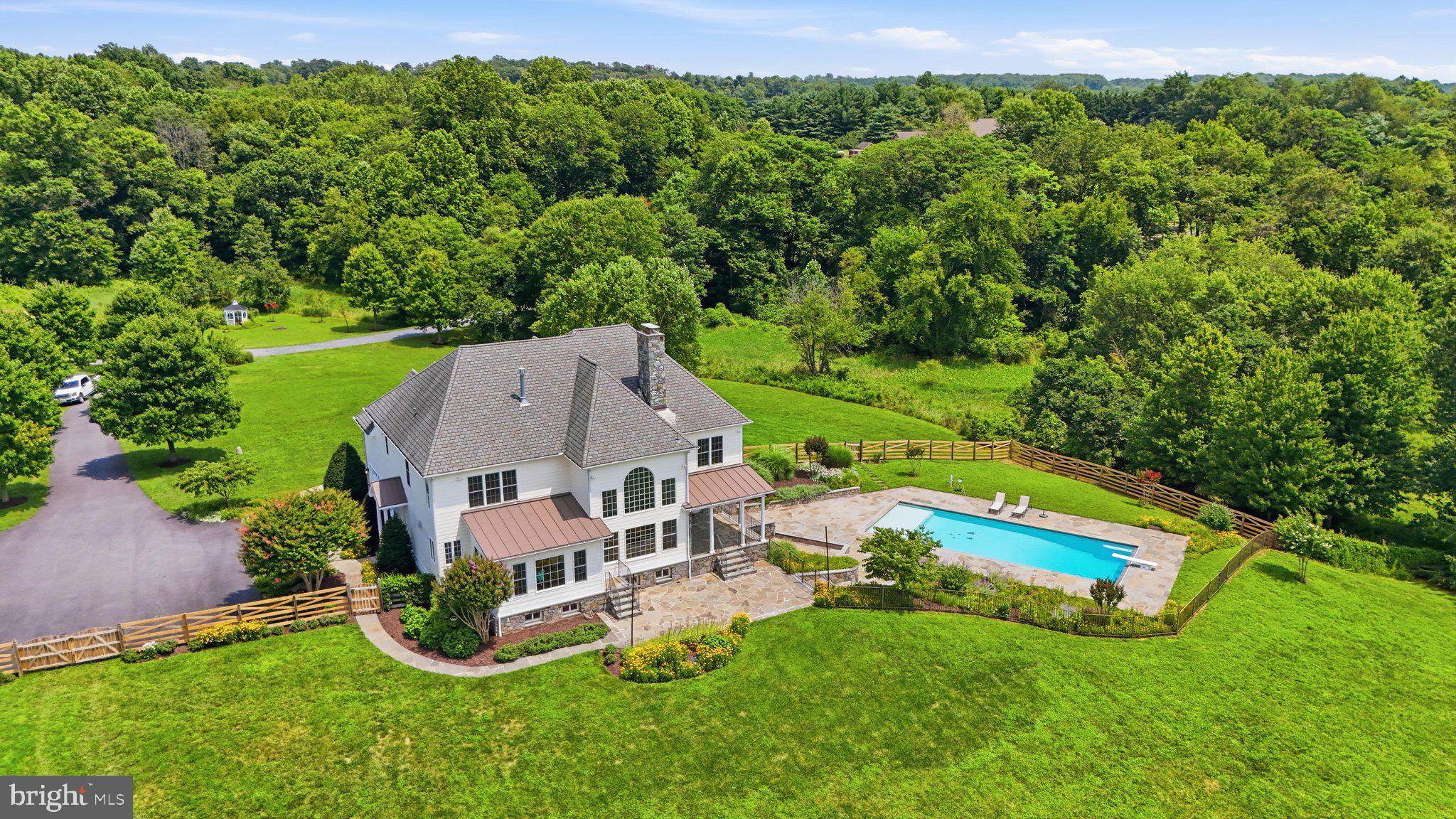 19014 Beallsville Road Poolesville, MD 20837 - Photo 79 of 83 Aerial Back