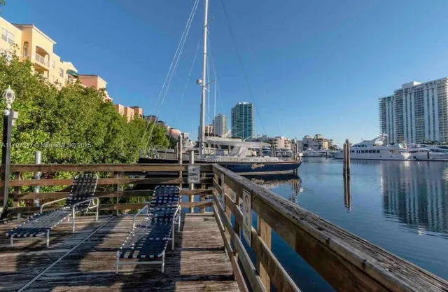 a brick building with a yard