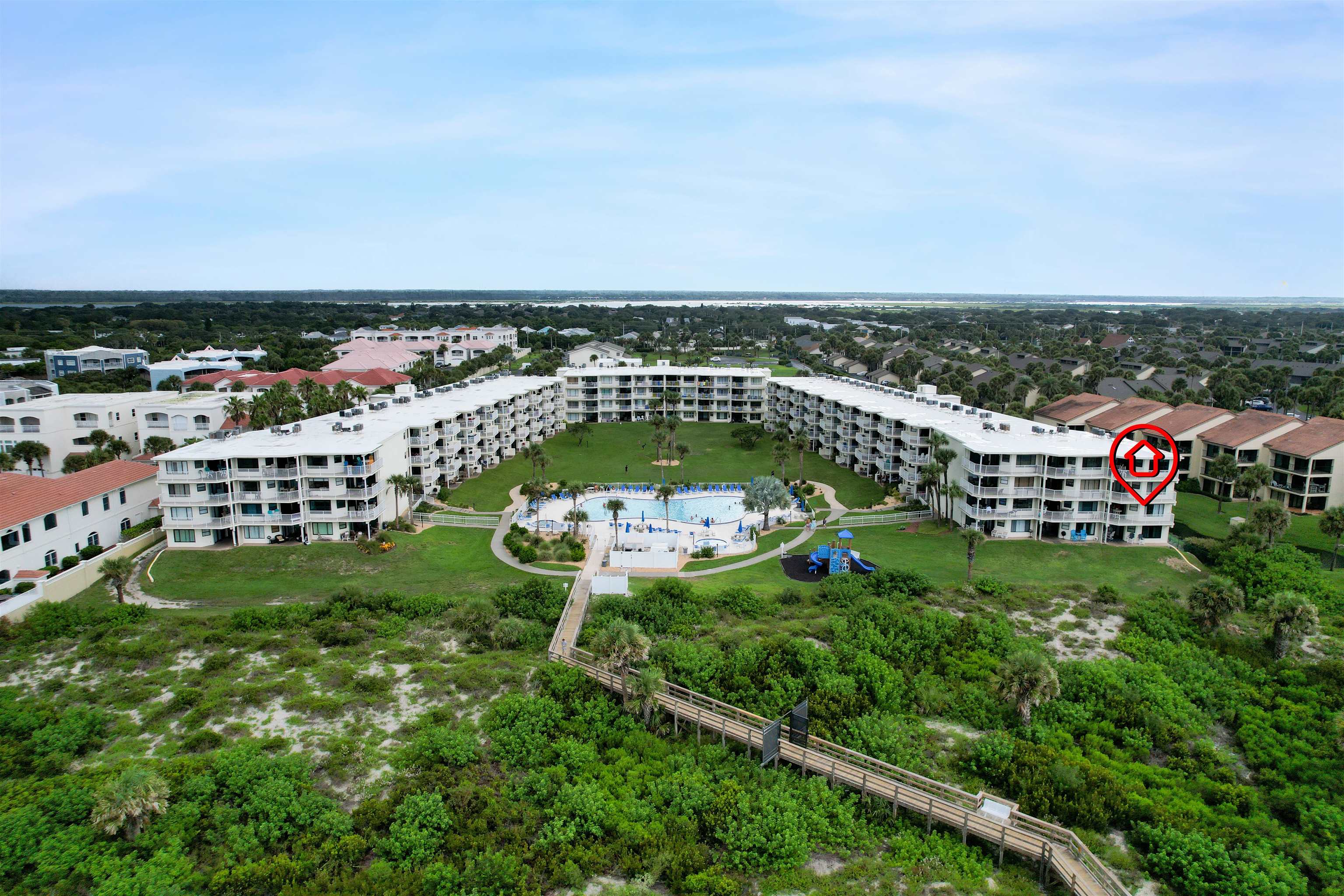 4670 A1A South St. Augustine, FL 32080 - Photo 5 of 32 a view of a garden with houses