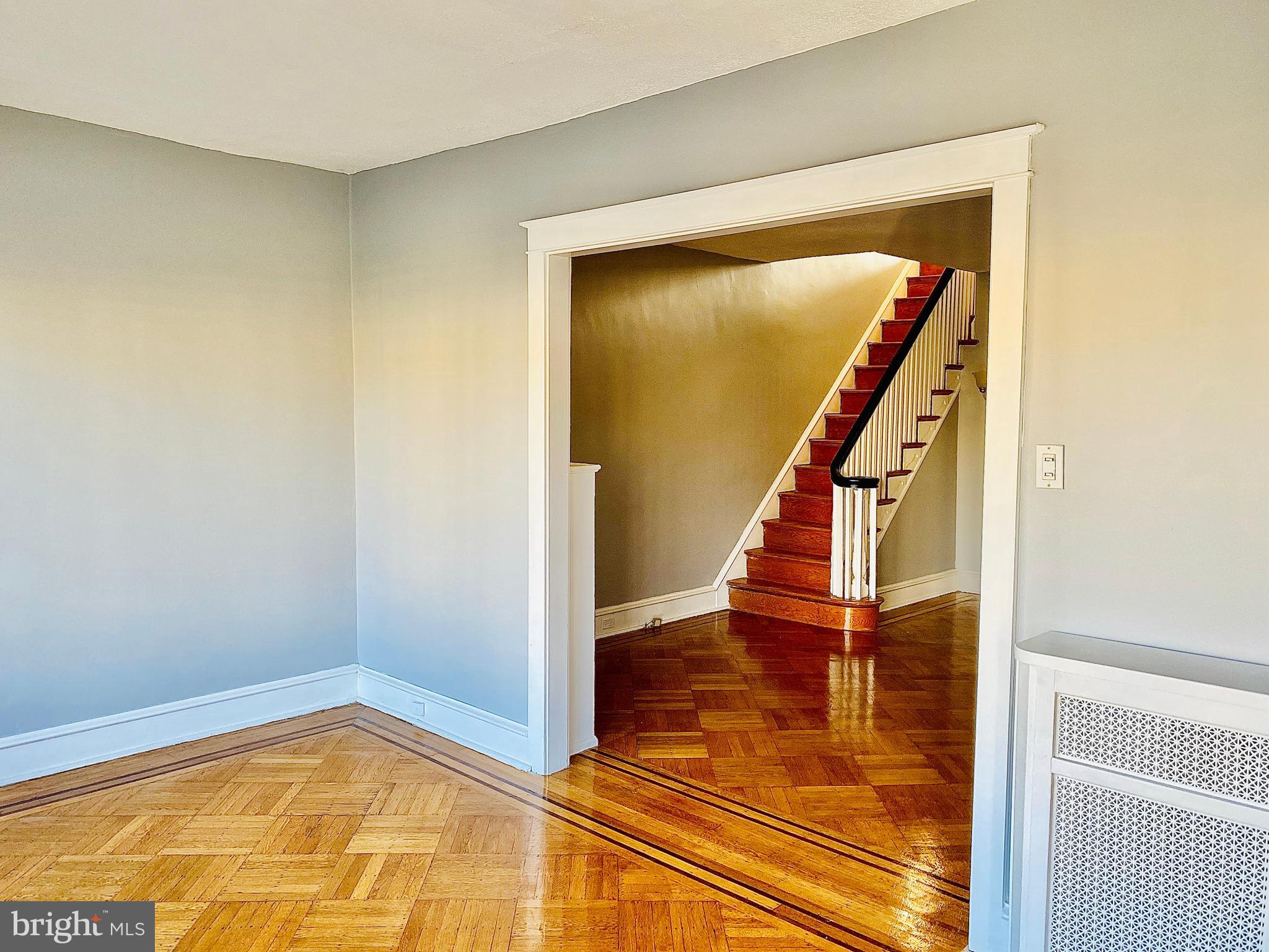 Foyer looking into living room