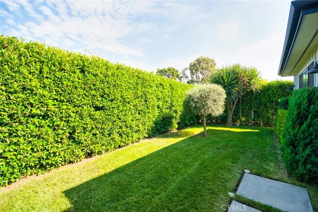 a view of yard with green space