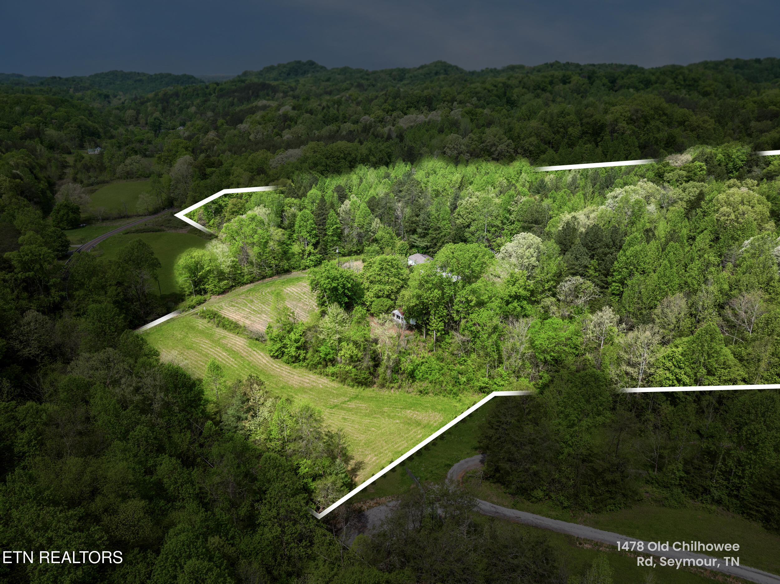 1478 Old Chilhowee Road Seymour, TN 37865 - Photo 5 of 45 6_003-property line