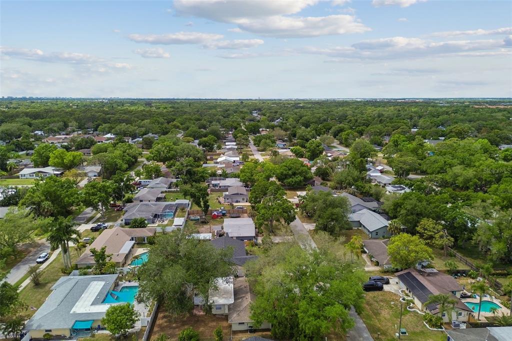 4018 Prado Drive Sarasota, FL 34235 - Photo 71 of 74 an aerial view of residential houses with city view