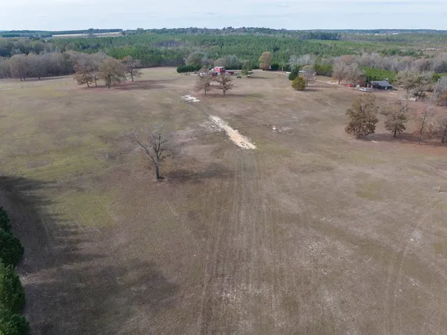 a view of a road with an outdoor space