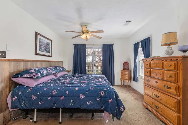 a room with furniture and window