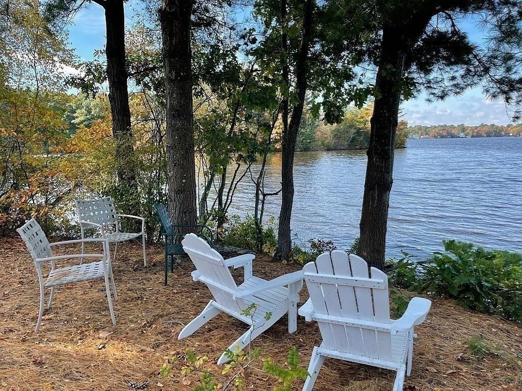 14 Iris Court, Unit 14 Canton, MA 02021 - Photo 31 of 42 a view of chair and tables in the backyard