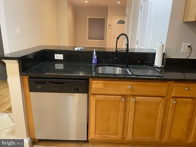 a close view of sink and tap