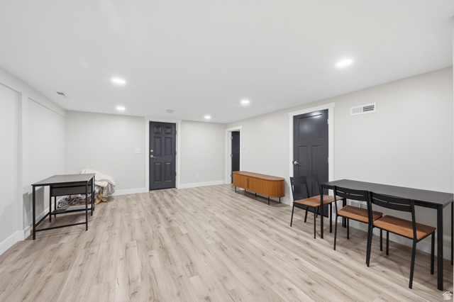 1795 South 200 West Bountiful, UT 84010 - Photo 18 of 37 Sitting room featuring recessed lighting and light wood-style floors