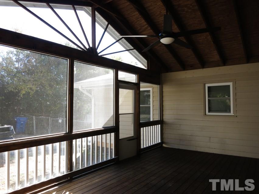 105 Dartmouth Road Raleigh, NC 27609 - Photo 14 of 25 Another view of the Screened Porch.