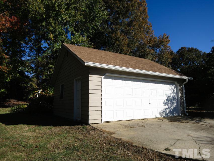 105 Dartmouth Road Raleigh, NC 27609 - Photo 24 of 25 View of the detached 2-car Garage.