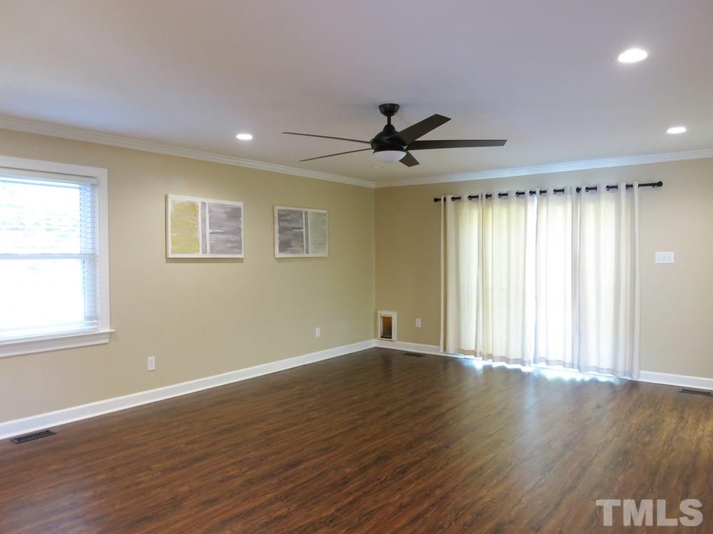 105 Dartmouth Road Raleigh, NC 27609 - Photo 10 of 25 The spacious Family Rm has sliders to the backyard & access to the Screened Porch.
