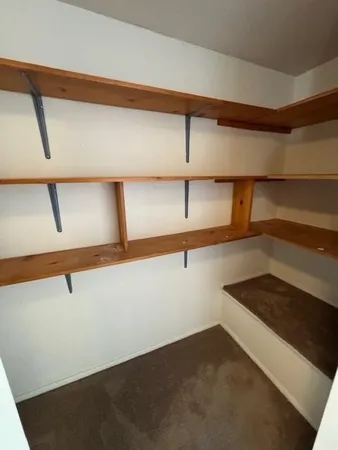 a kitchen with a window