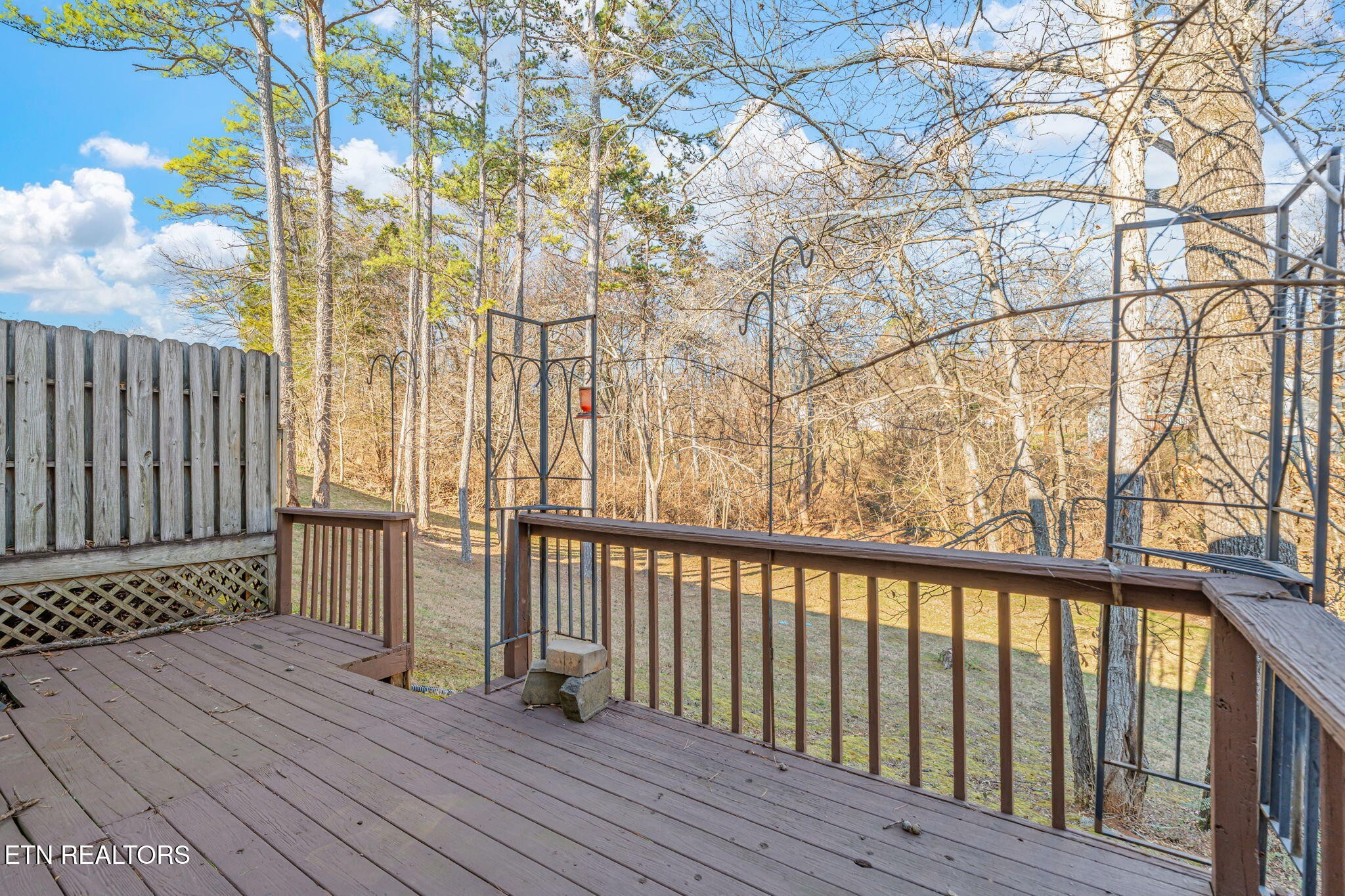 8533 Constance Way Knoxville, TN 37923 - Photo 26 of 30 a view of a wooden balcony with wooden floor