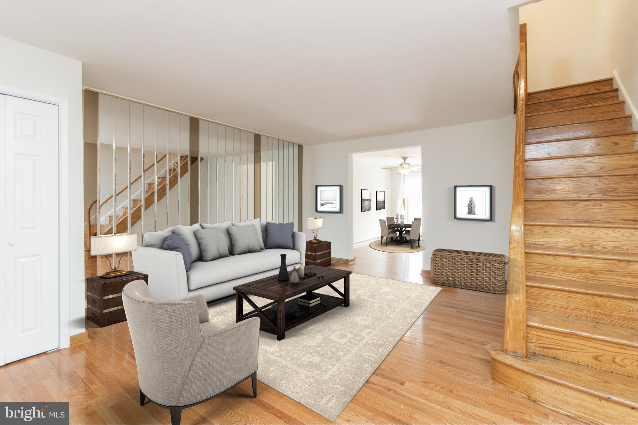 8612 Rugby Street Philadelphia, PA 19150 - Photo 8 of 25 Virtually Staged Living Room