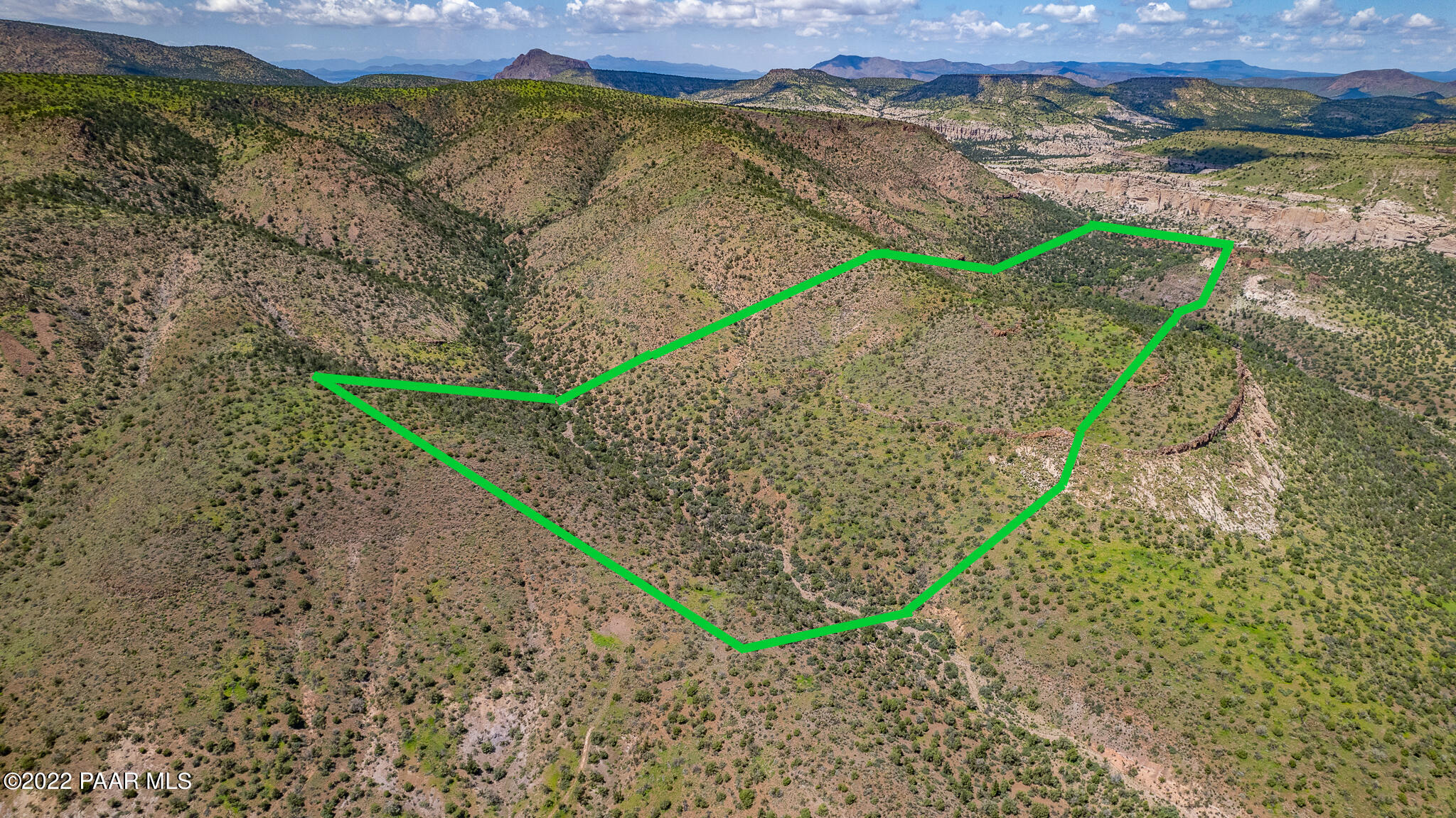 160-ac East Fort Rock Ranch Road Kingman, AZ 86401 - Photo 6 of 44 AERIAL NW MARKED